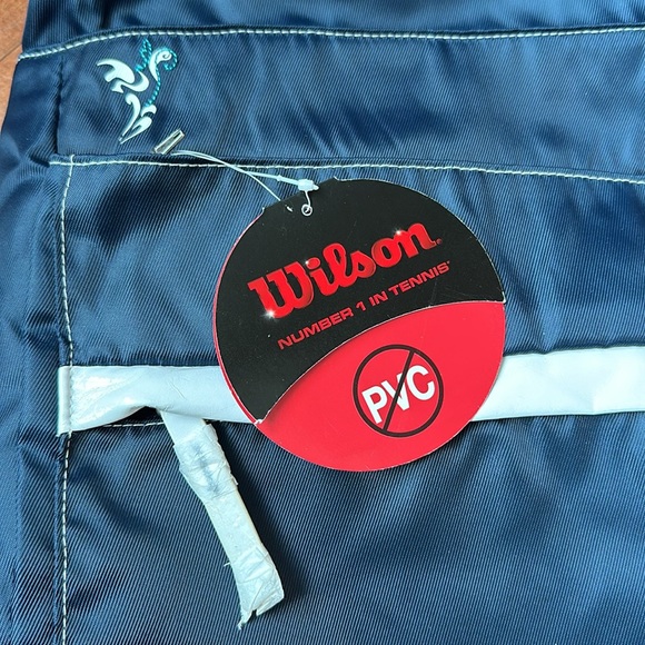 3 for $30 💖 Wilson Tennis or Pickleball Tote Bag Navy with Adjustable Straps - Picture 5 of 13